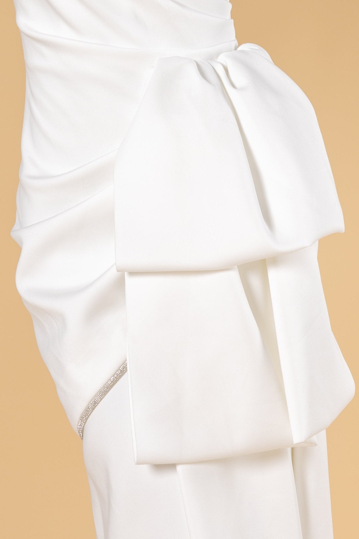 Astral Mono - Sleeve White Dress - House of Banke