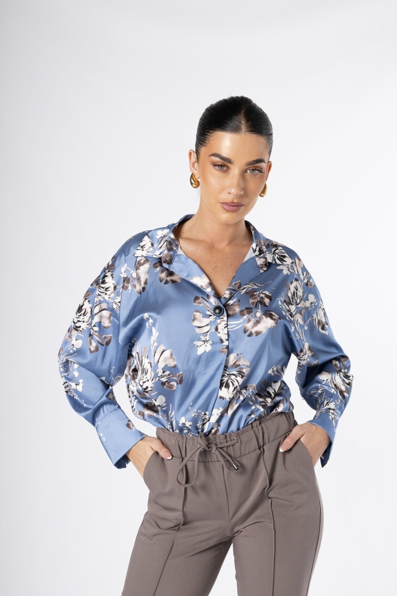 Flora Silk Shirt - House of Banke