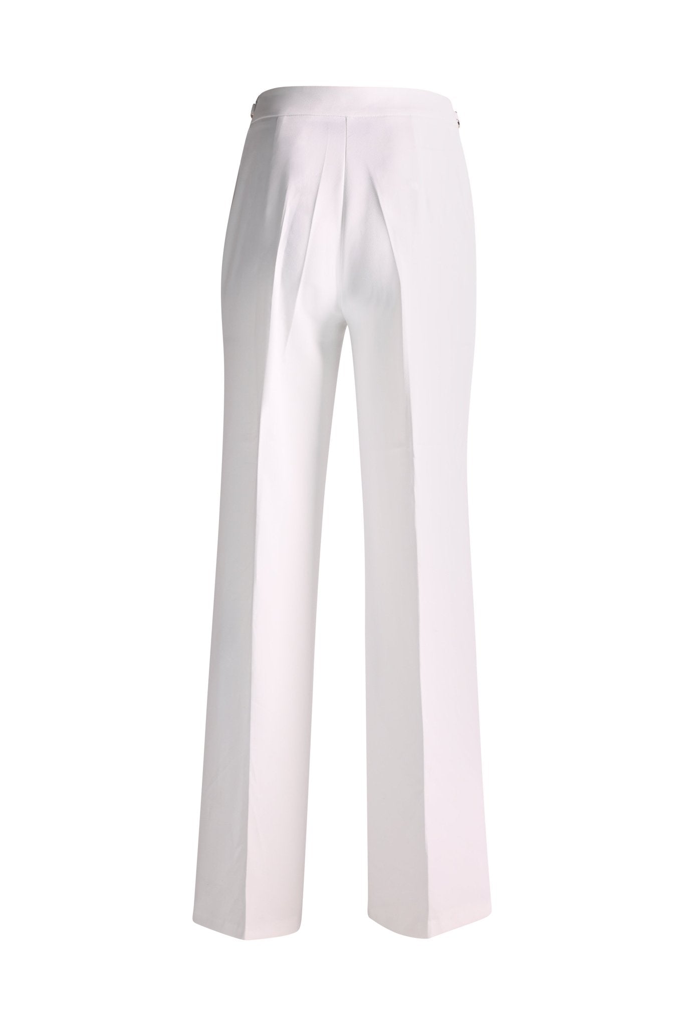 The Gold Link Flare Pants – Ivory Edition - House of Banke