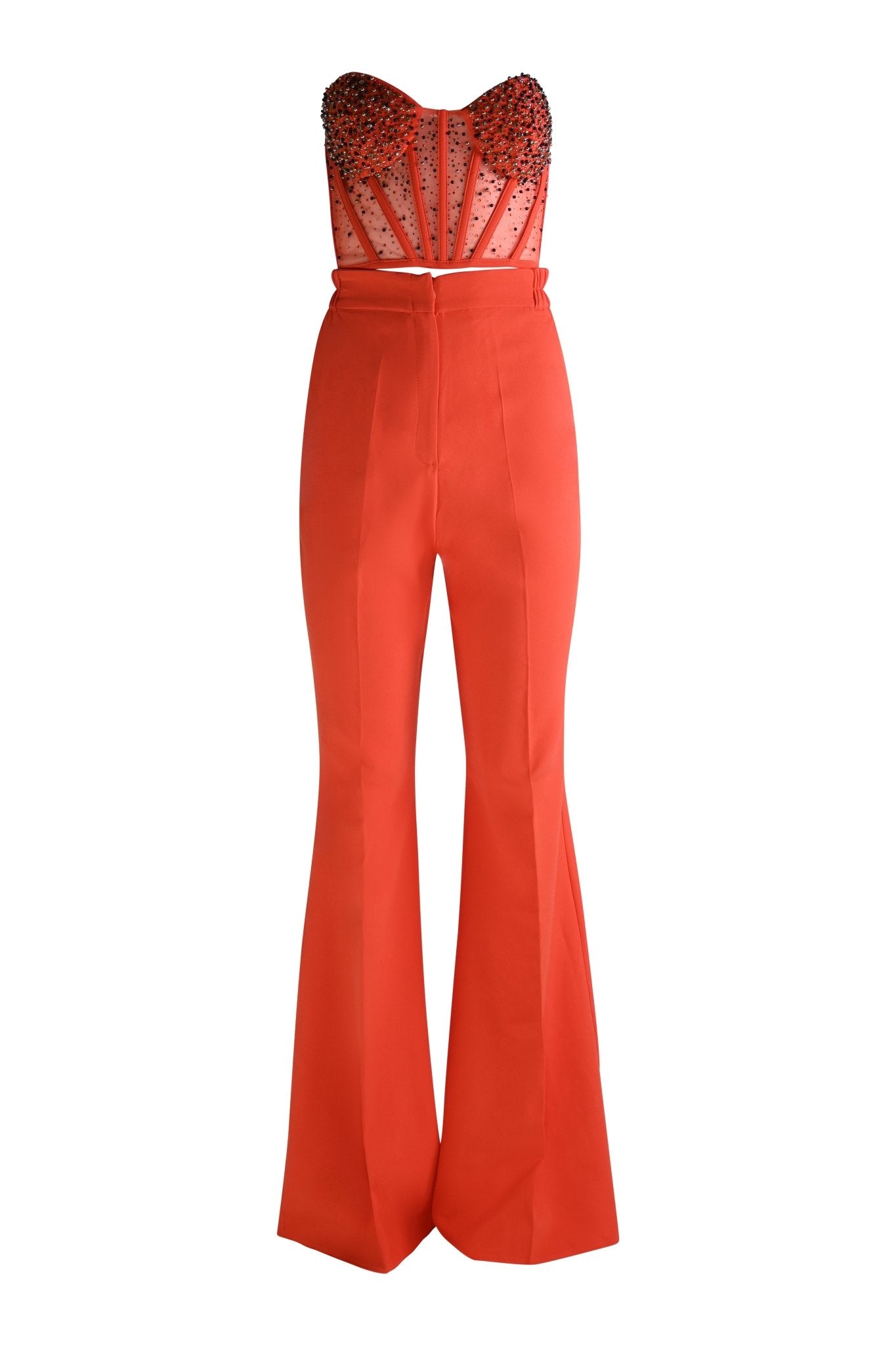 The Fiery Muse Embellished Blazer Set - House of Banke