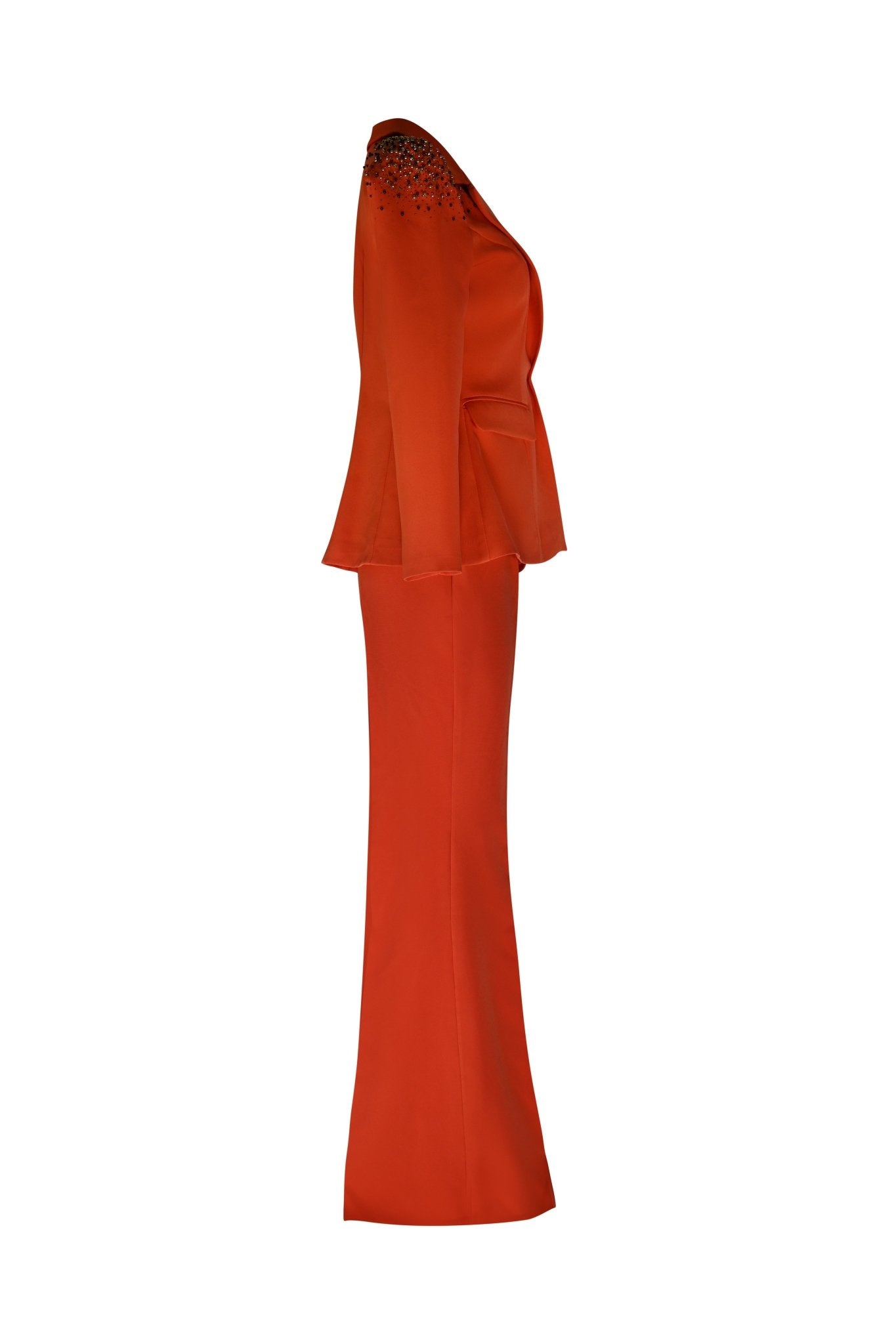 The Fiery Muse Embellished Blazer Set - House of Banke