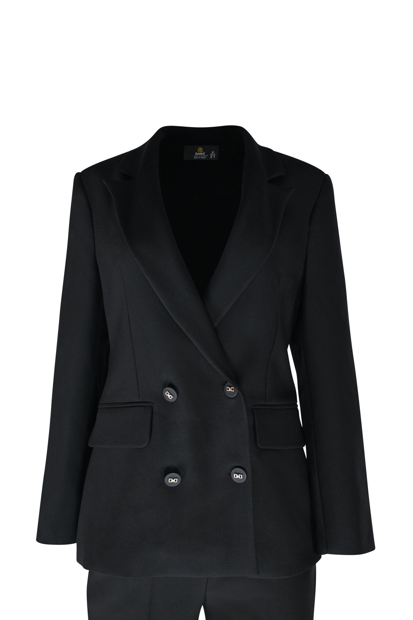 Gone Rogue Black Blazer Set - House of Banke