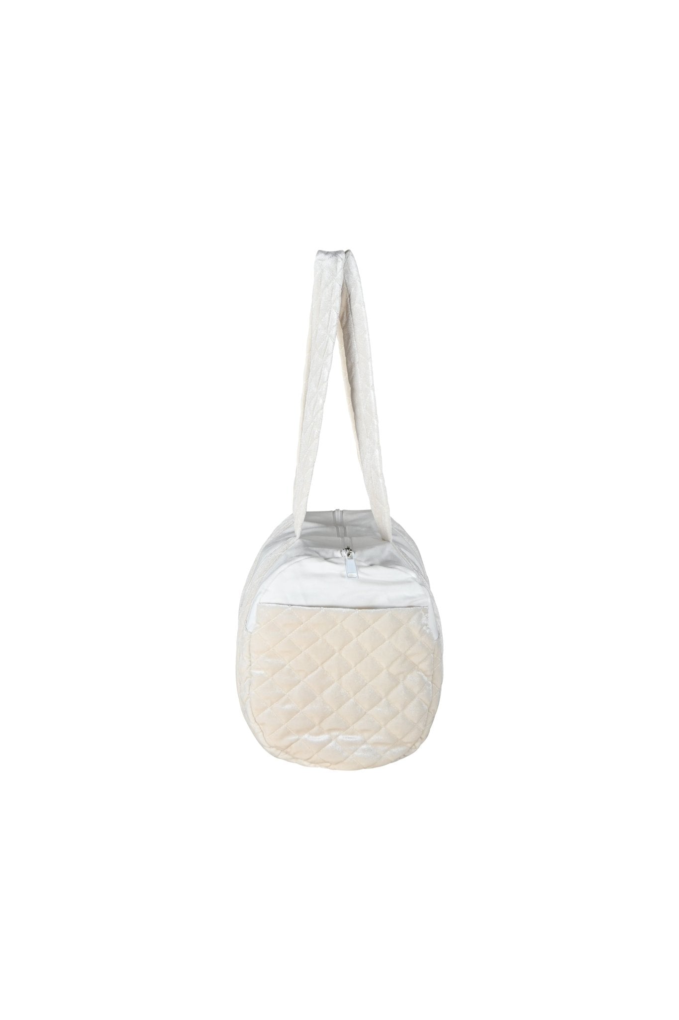 Snowbloom Quilted Velvet Duffel - House of Banke