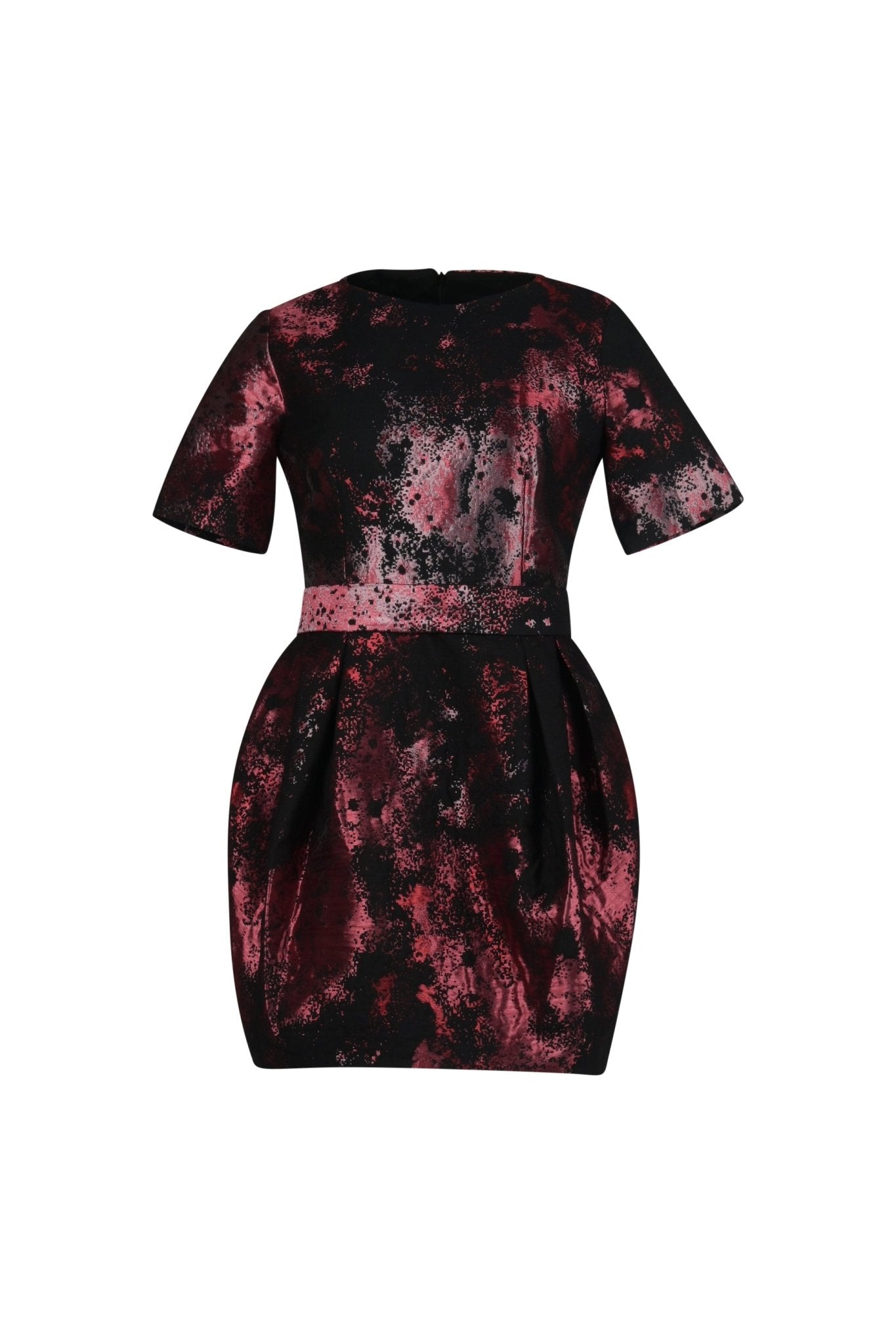 Bloom noir - red Mini Dress - House of Banke
