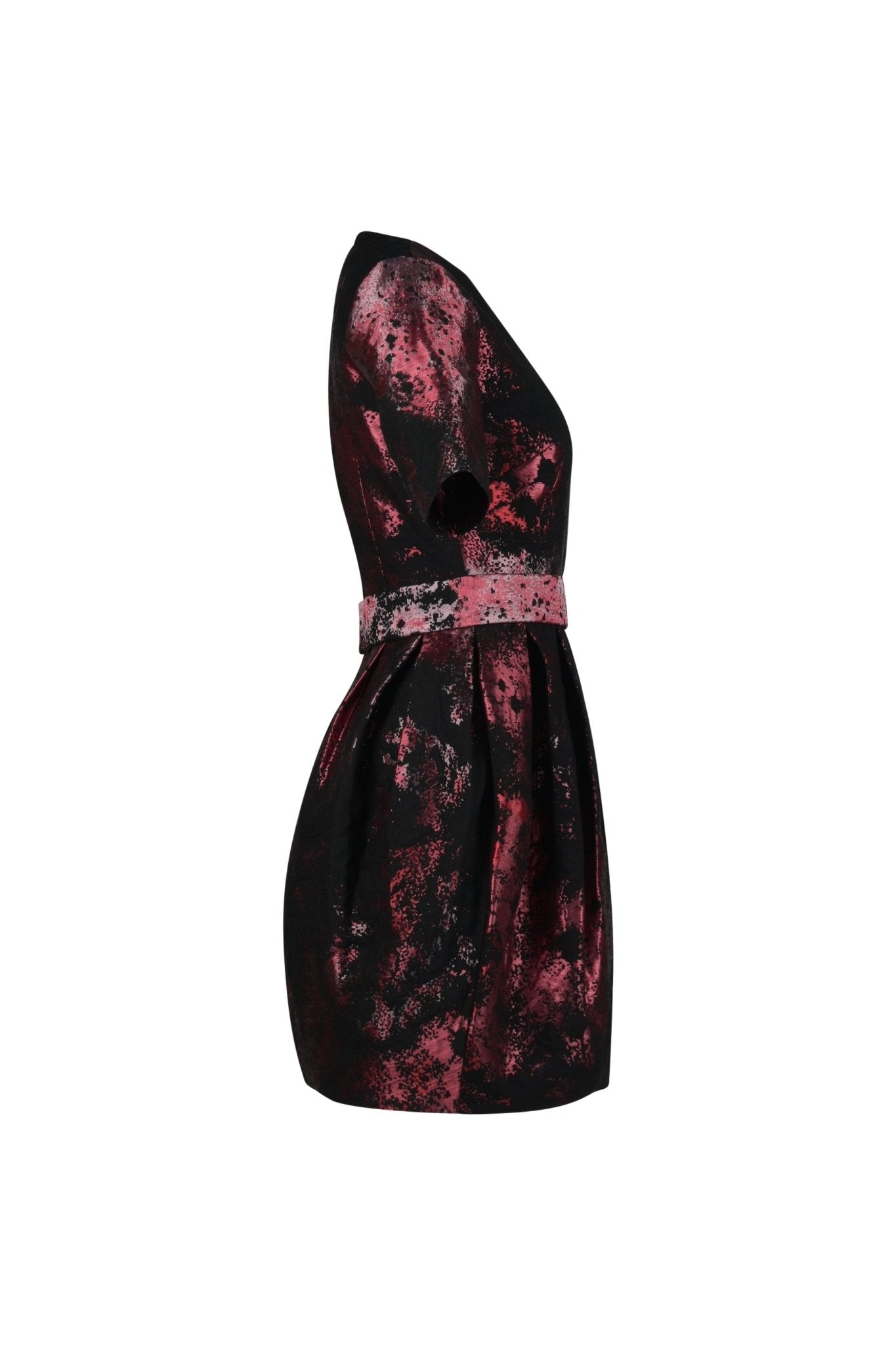 Bloom noir - red Mini Dress - House of Banke