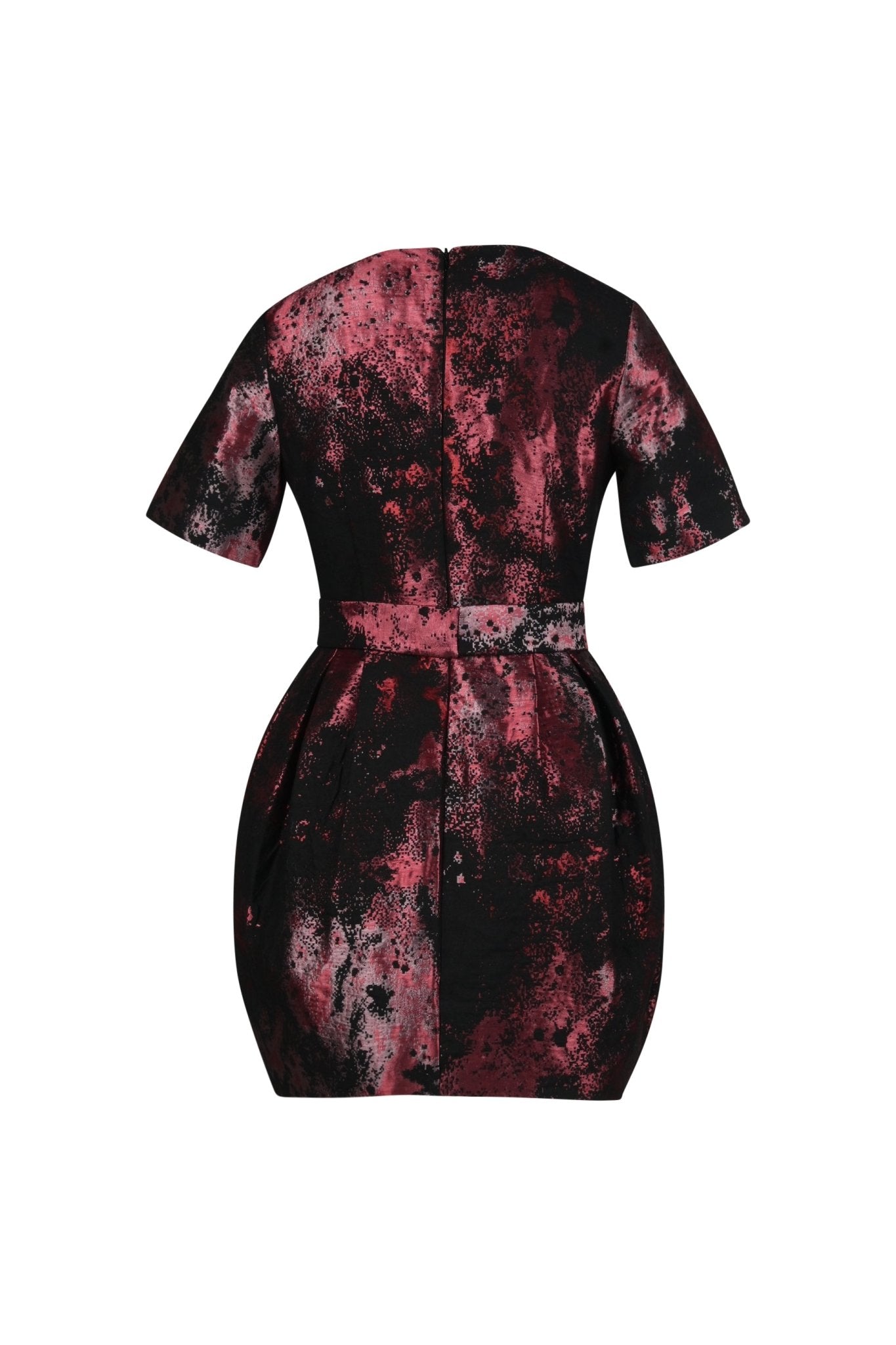 Bloom noir - red Mini Dress - House of Banke