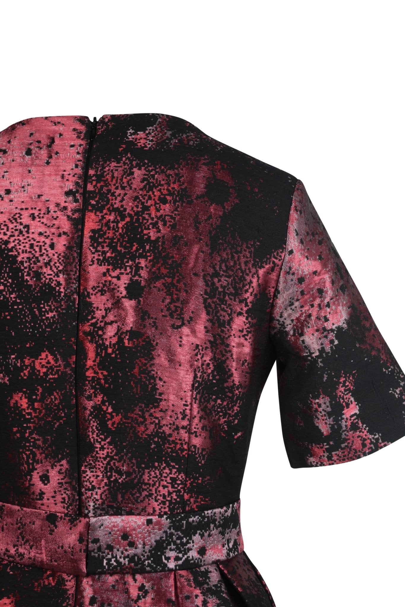 Bloom noir - red Mini Dress - House of Banke