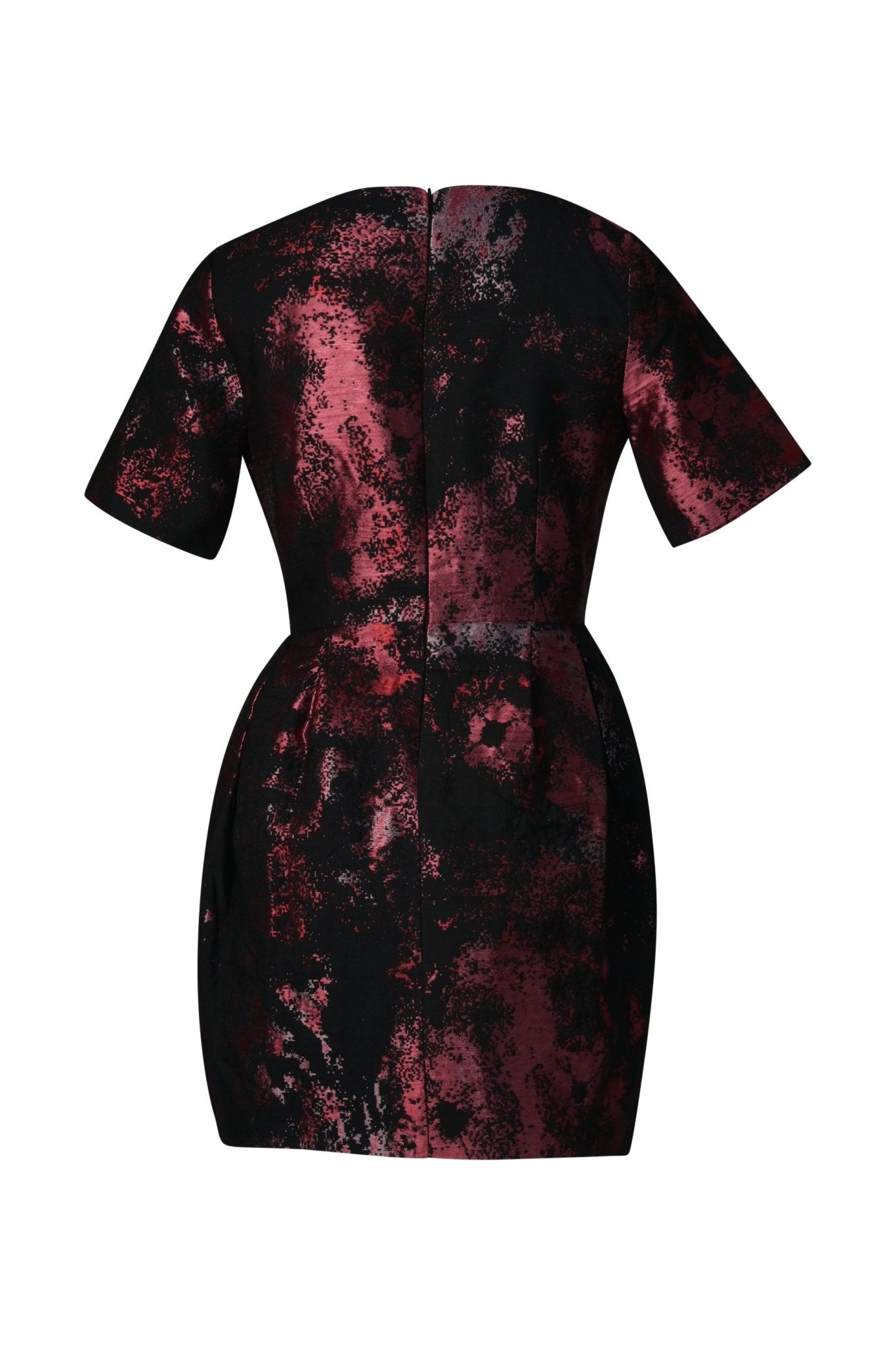 Bloom noir - red Mini Dress - House of Banke