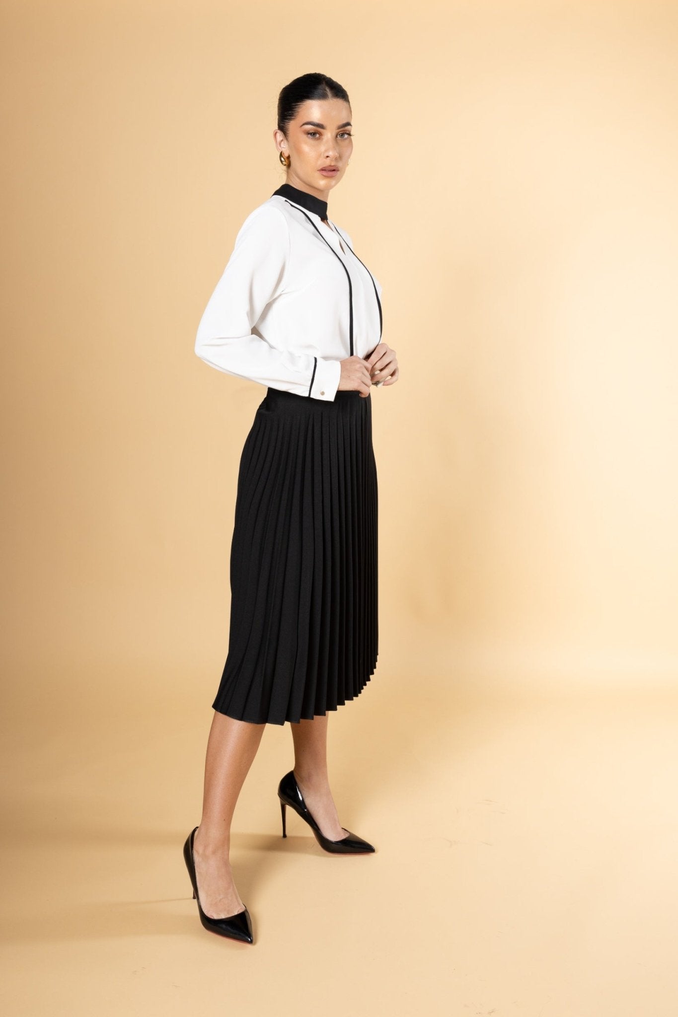 Estelle Pleated Skirt - House of Banke