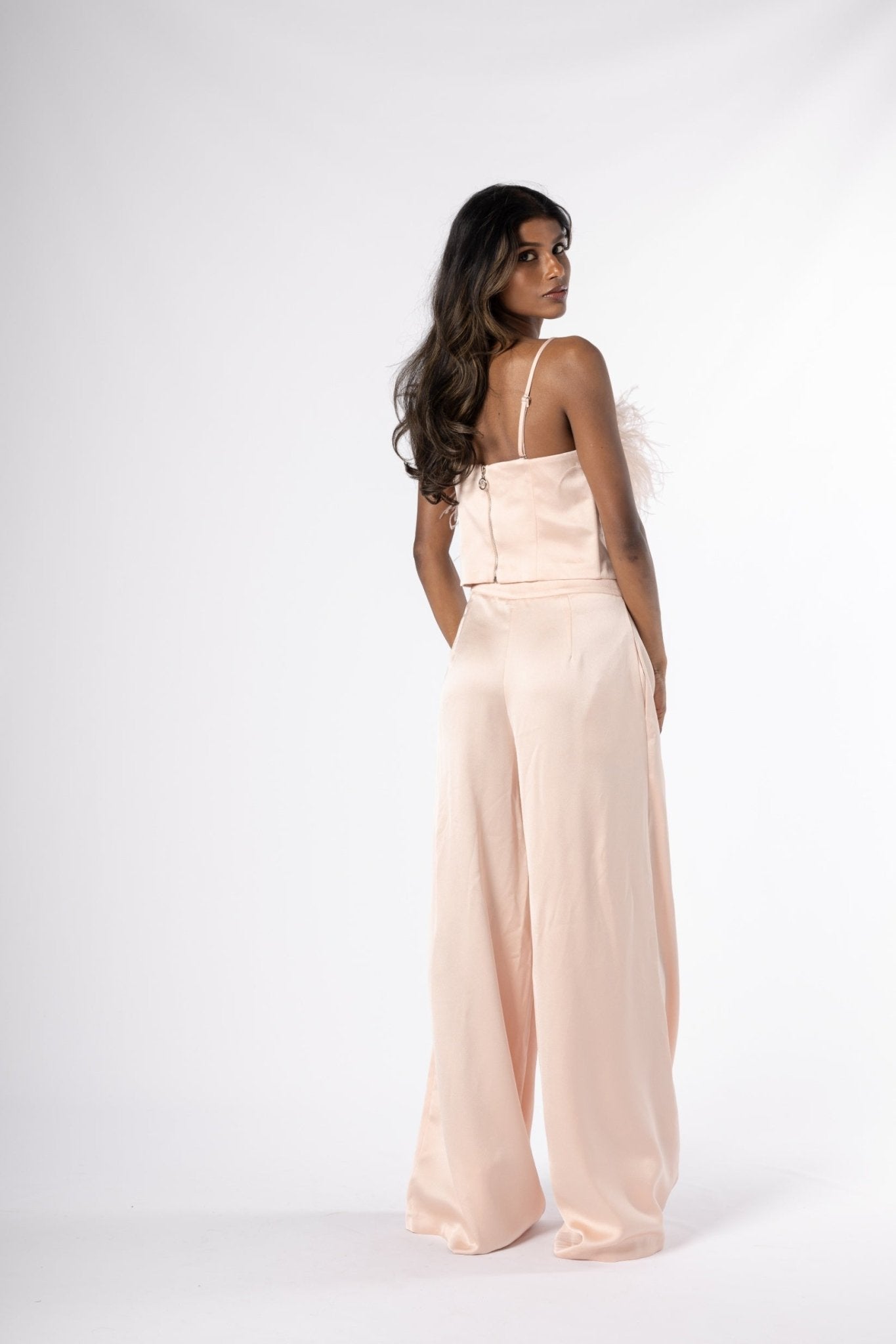 Feather Trimmed Opulent Set - House of Banke