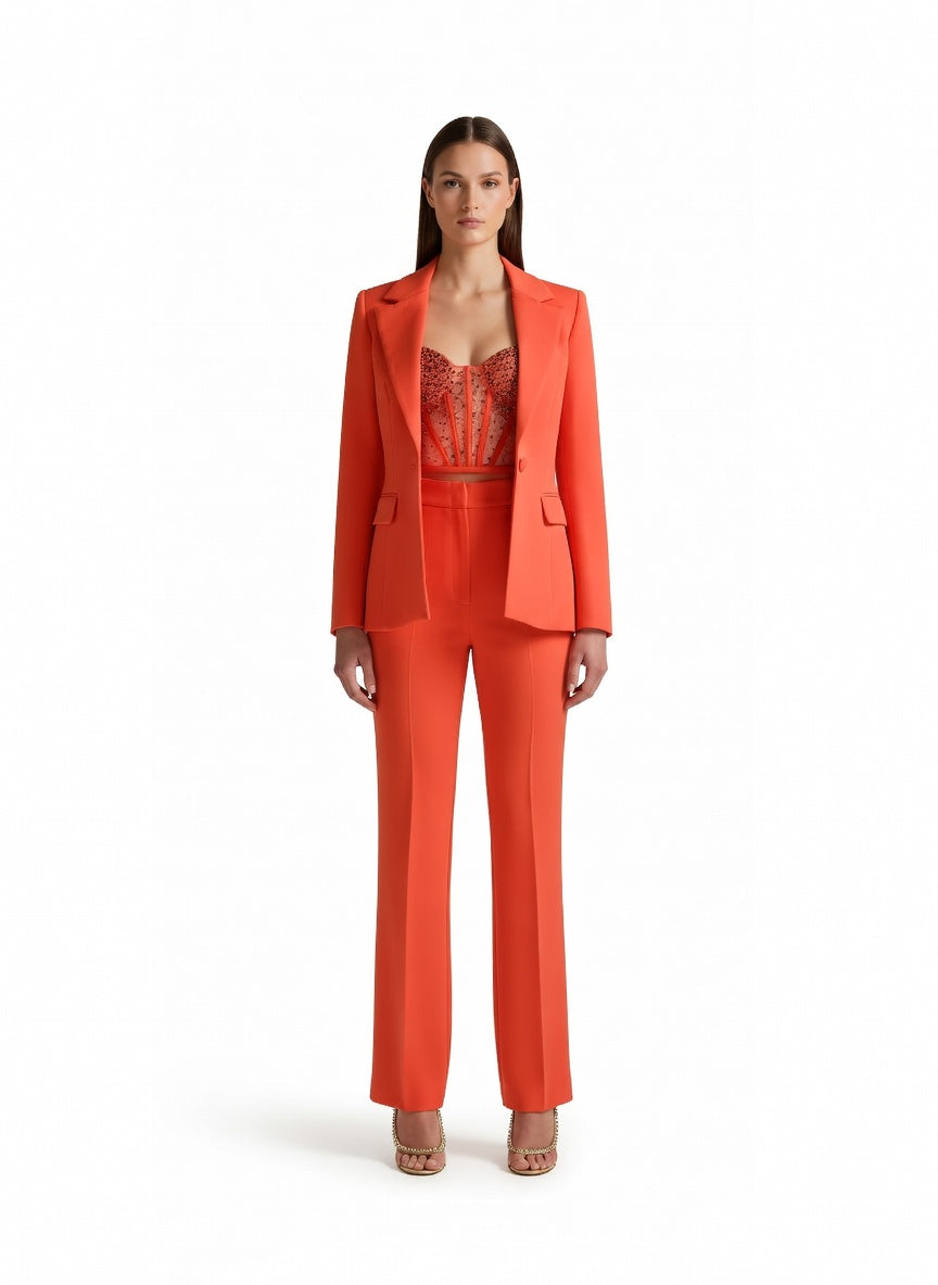 Fiery Muse Embellished Blazer Set