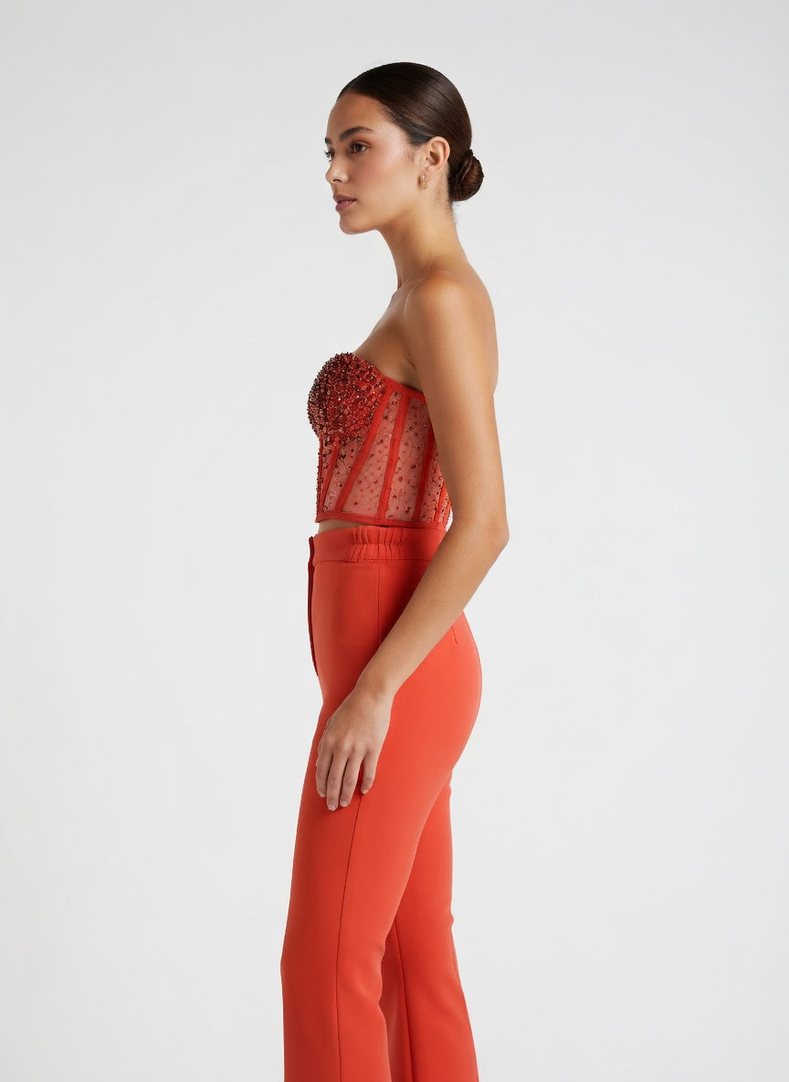 Fiery Muse Embellished Blazer Set