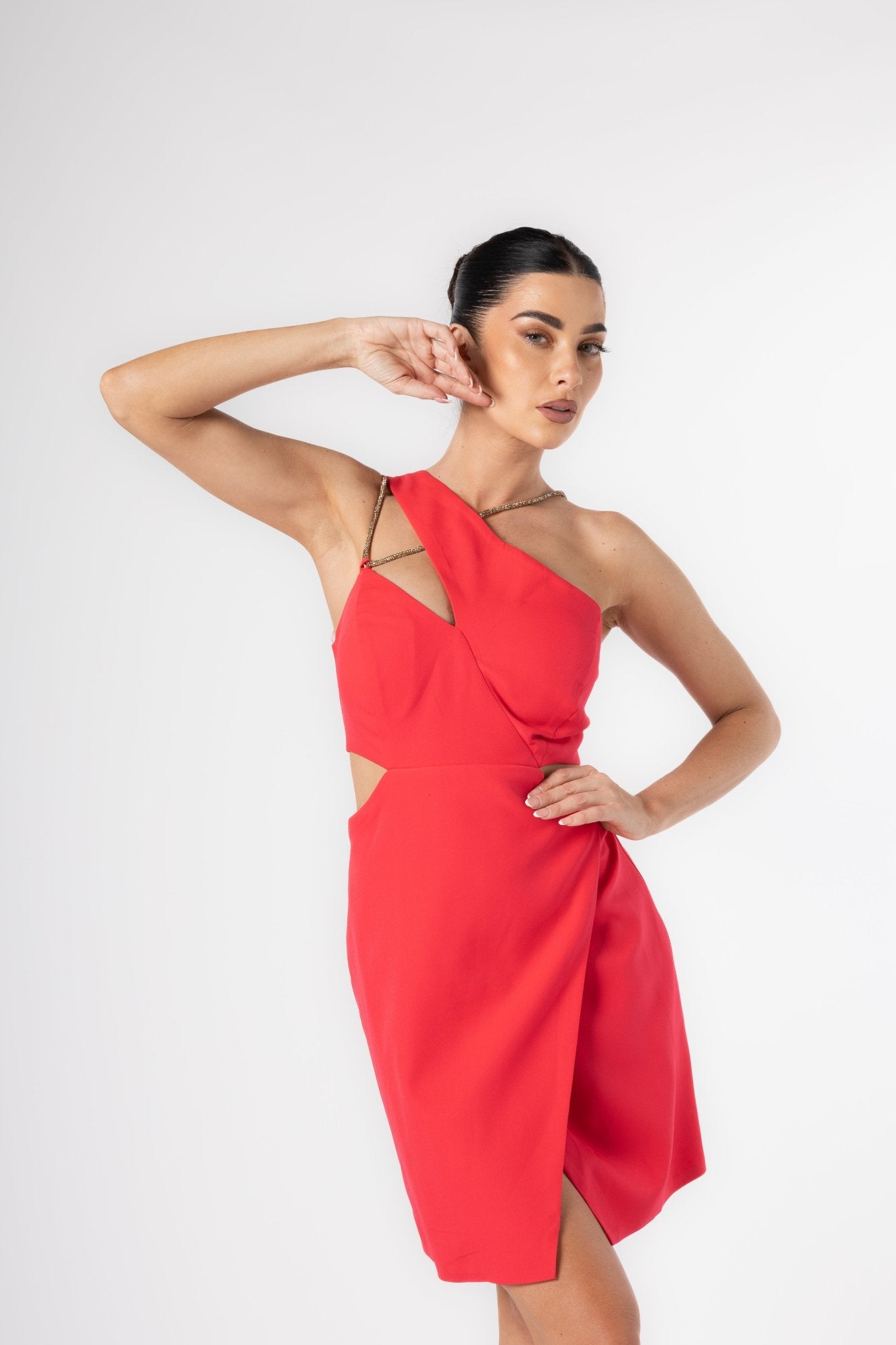 Scarlet - Symmetry Dress - House of Banke