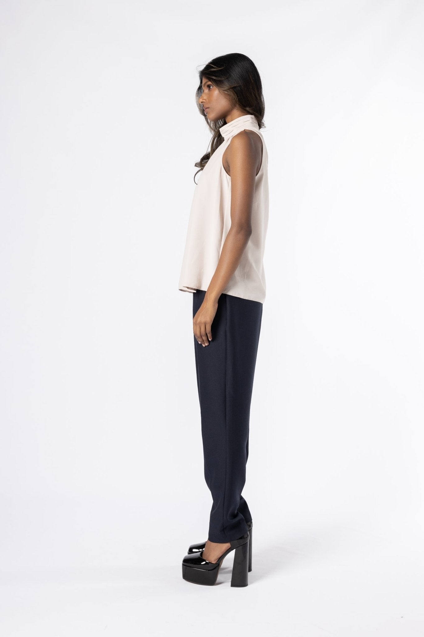 Mystique Navy Blue Pants - House of Banke