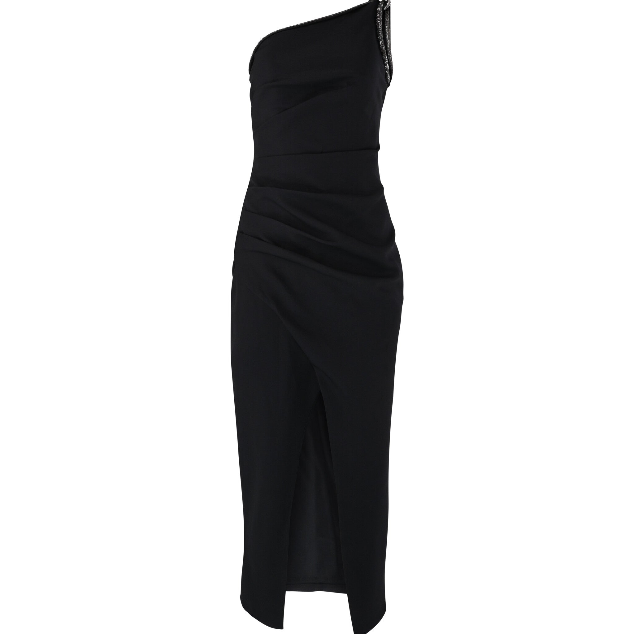 Noir Midi Mono - Sleeve Dress - House of Banke