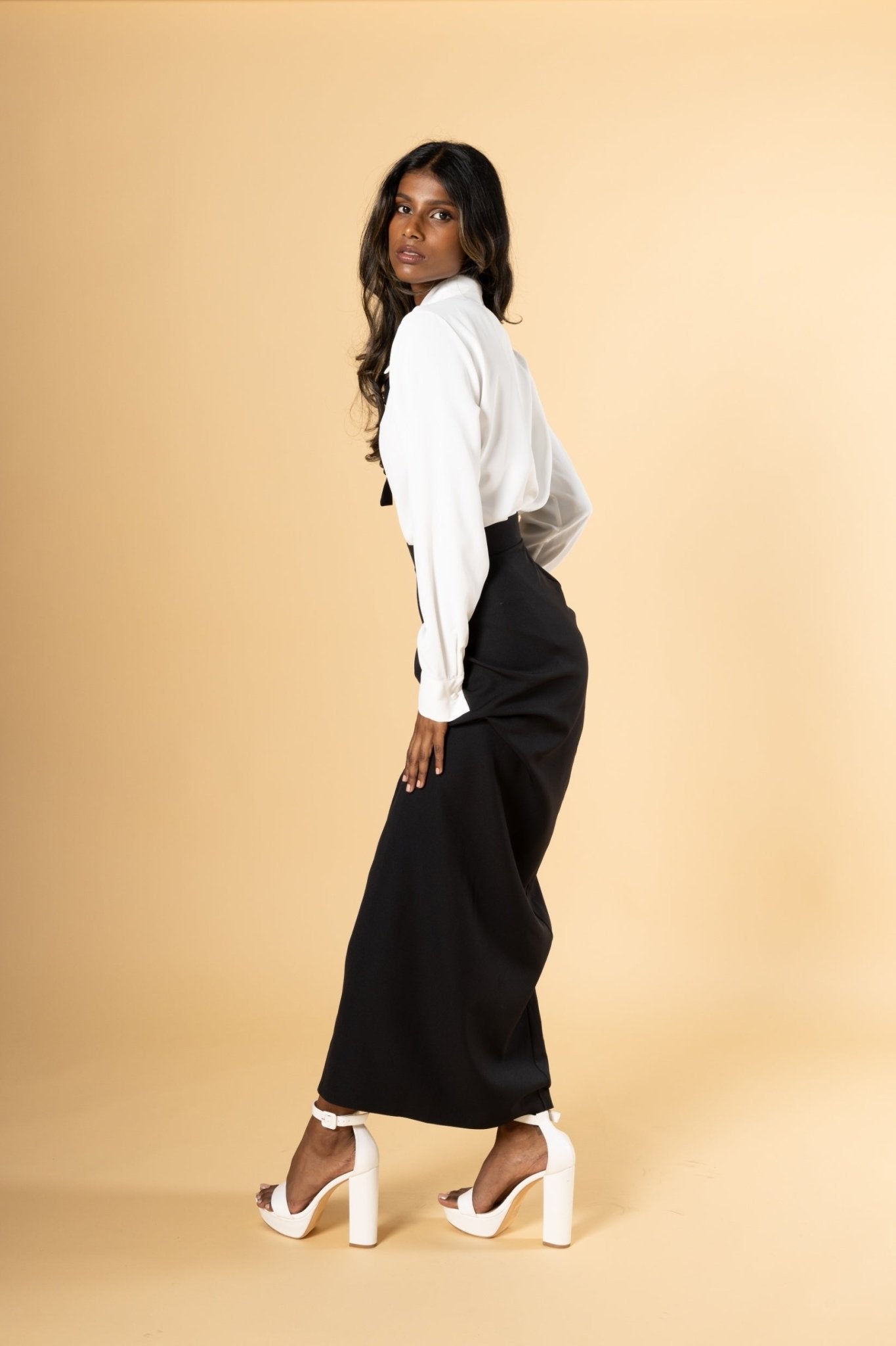 Noir Maxi Skirt - House of Banke