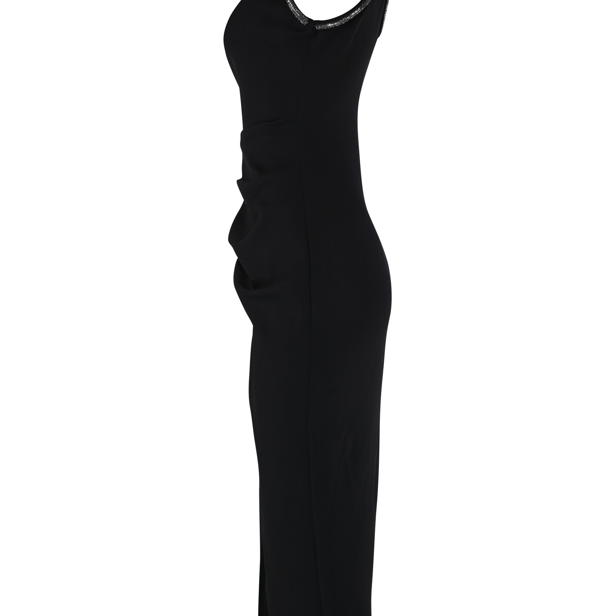 Noir Midi Mono - Sleeve Dress - House of Banke