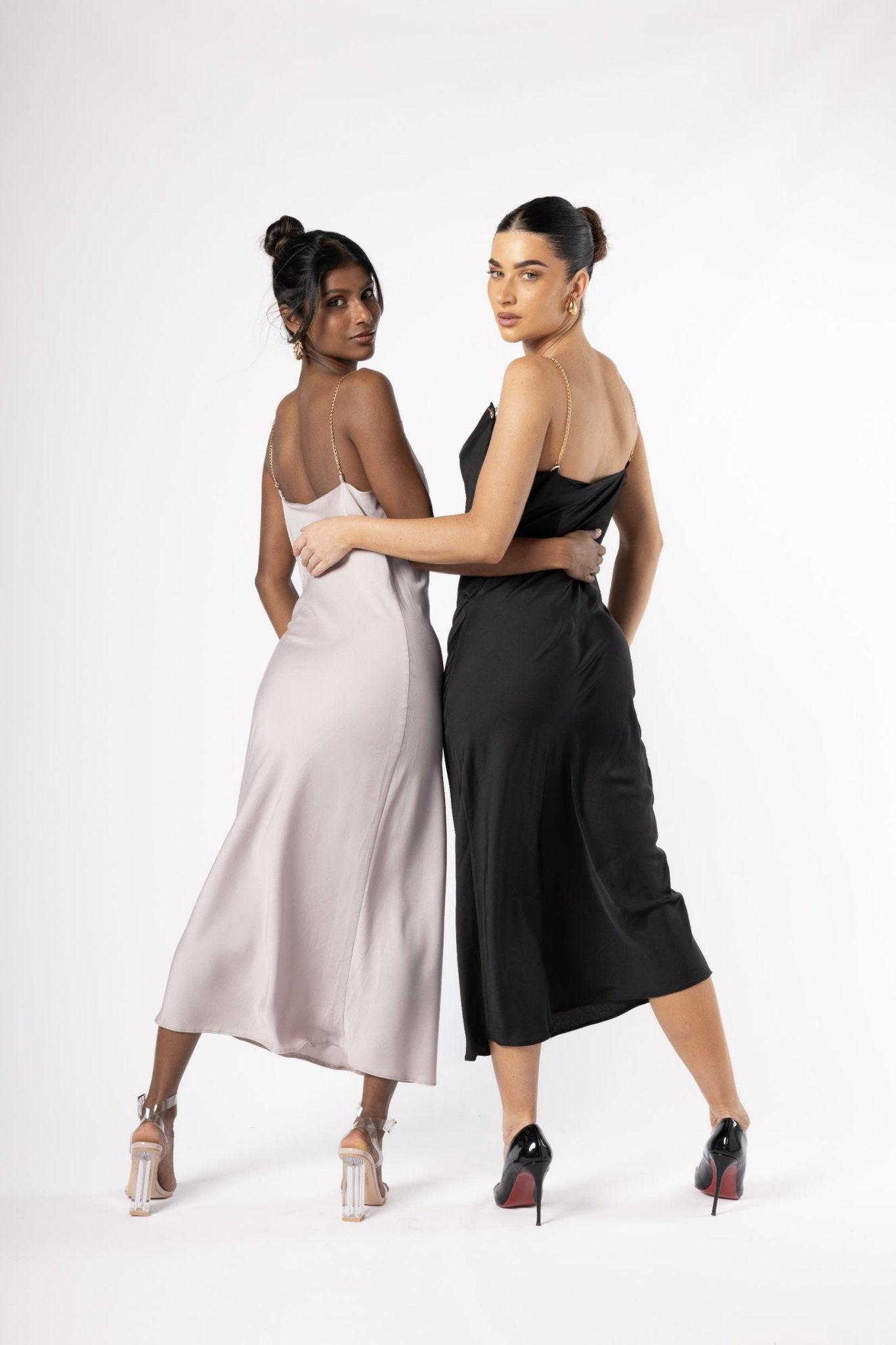 LuxSilk Dress Black - House of Banke