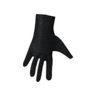 Black Sculpted Midi Dress with Matching Gloves - House of Banke