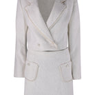 Mira Tweed Ivory Suit - House of Banke