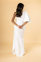 Astral Mono - Sleeve White Dress - House of Banke