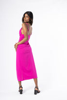 Blush Pink Wrap Dress - House of Banke