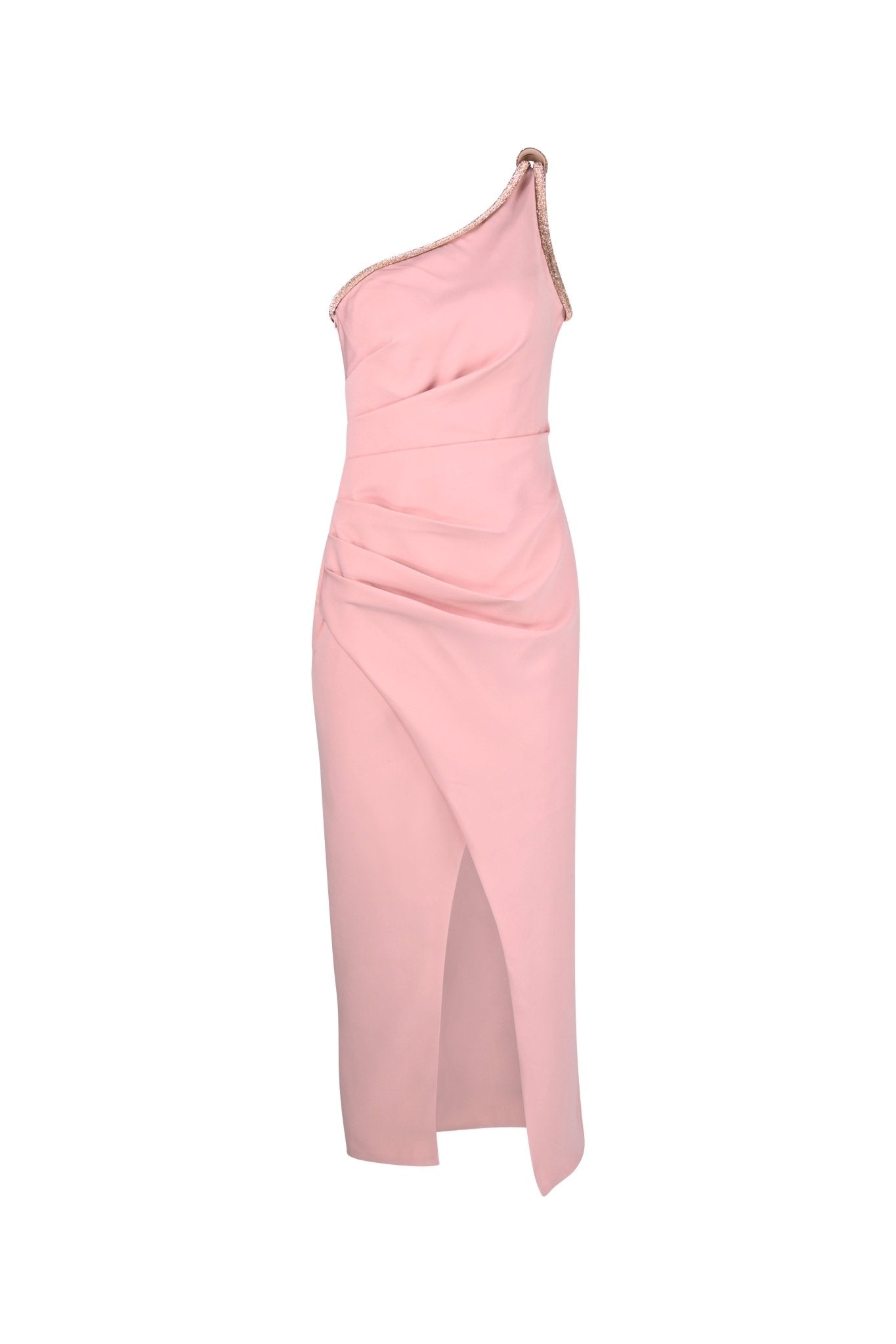 Rose Whisper Midi Mono - Sleeve Dress - House of Banke