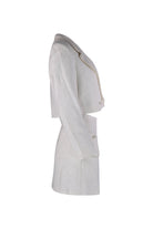 Mira Tweed Ivory Suit - House of Banke
