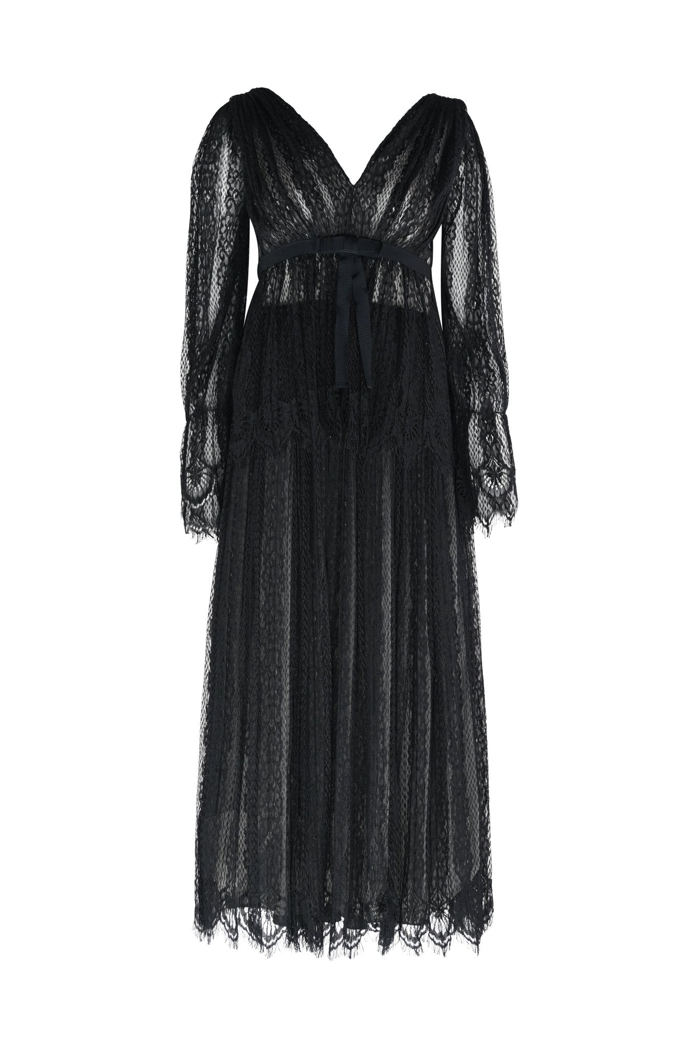 The Vero Black Lace Gown - House of Banke