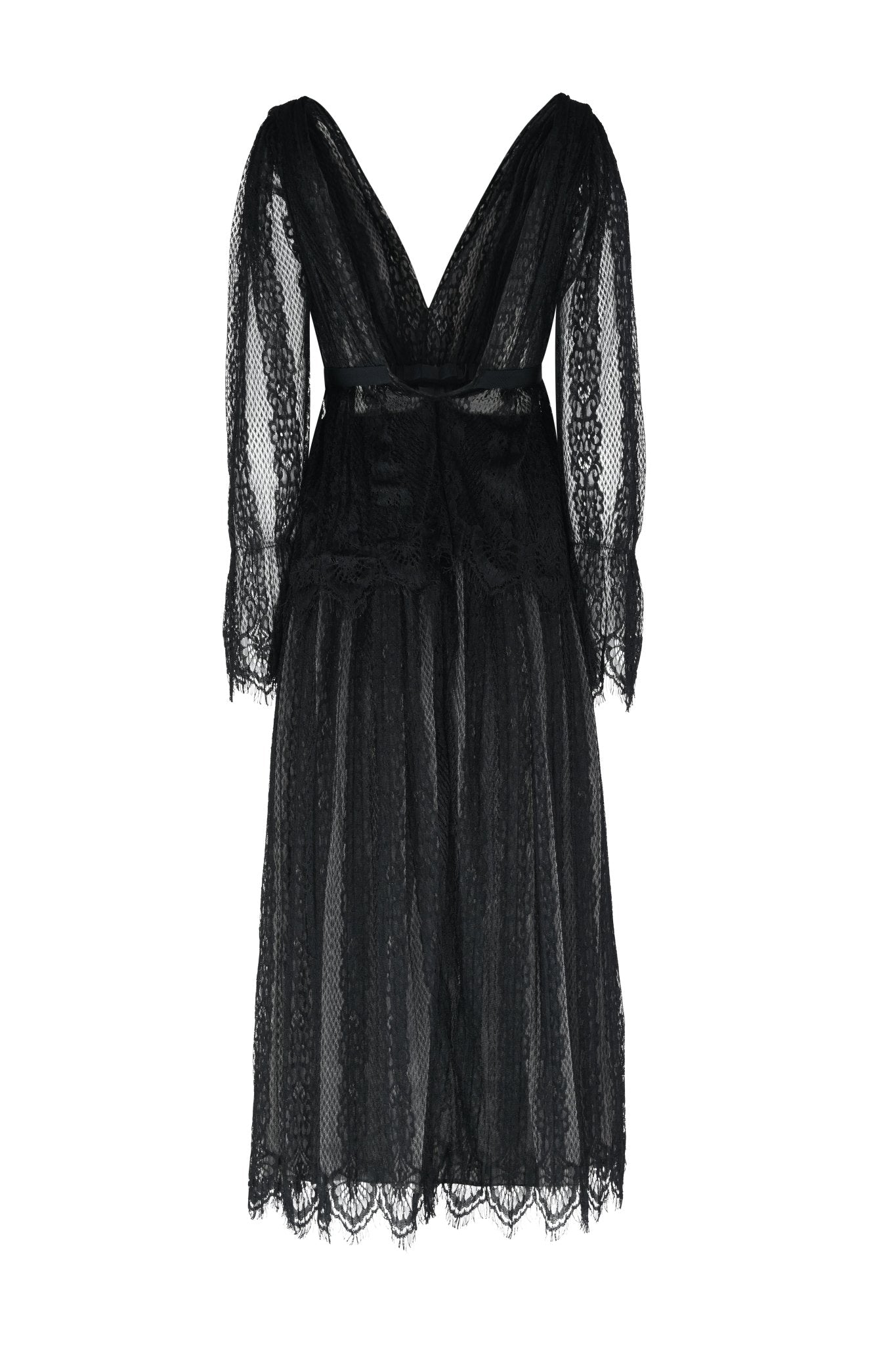 The Vero Black Lace Gown - House of Banke