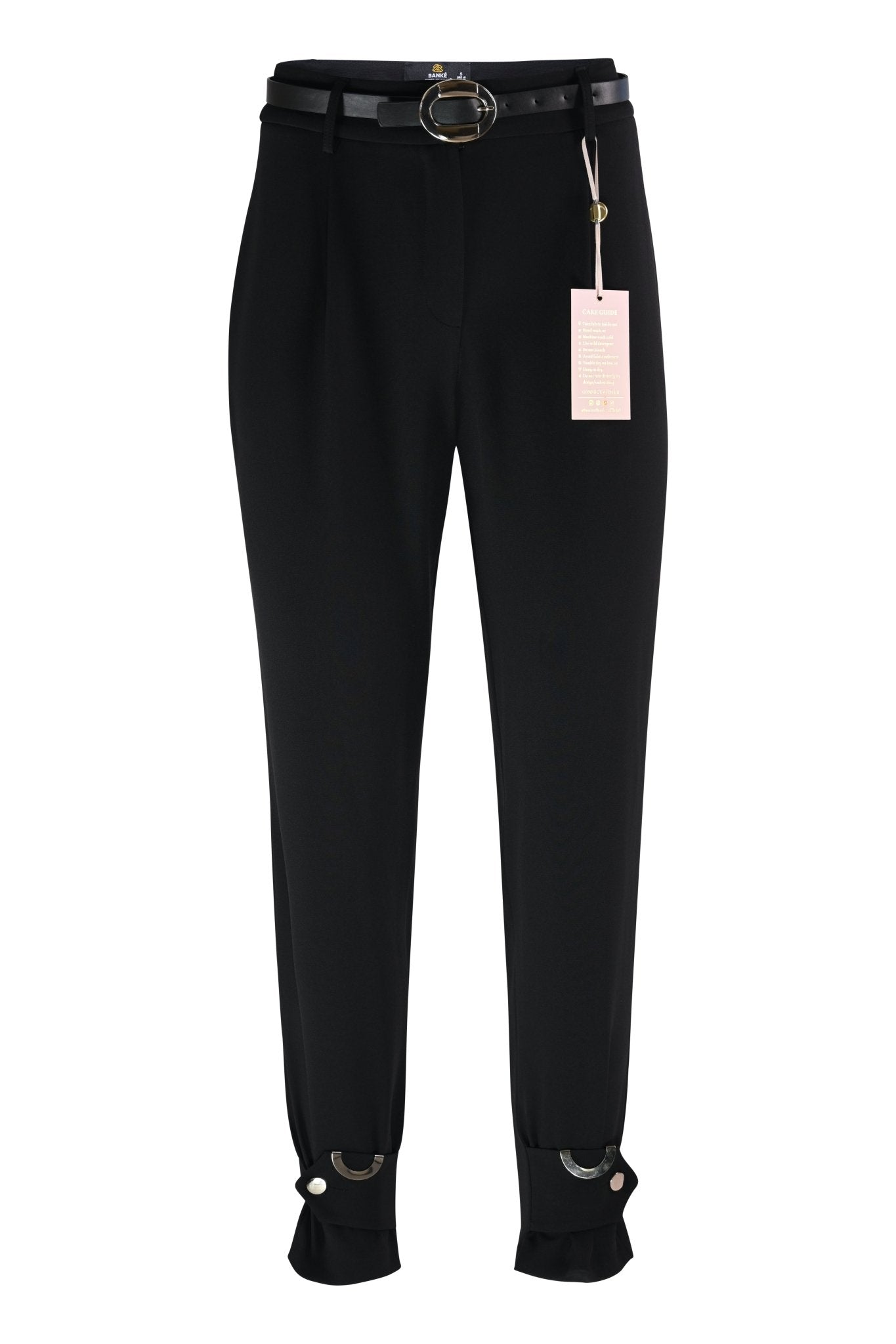 The Siren Cuff Trousers — Noir (Black) - House of Banke