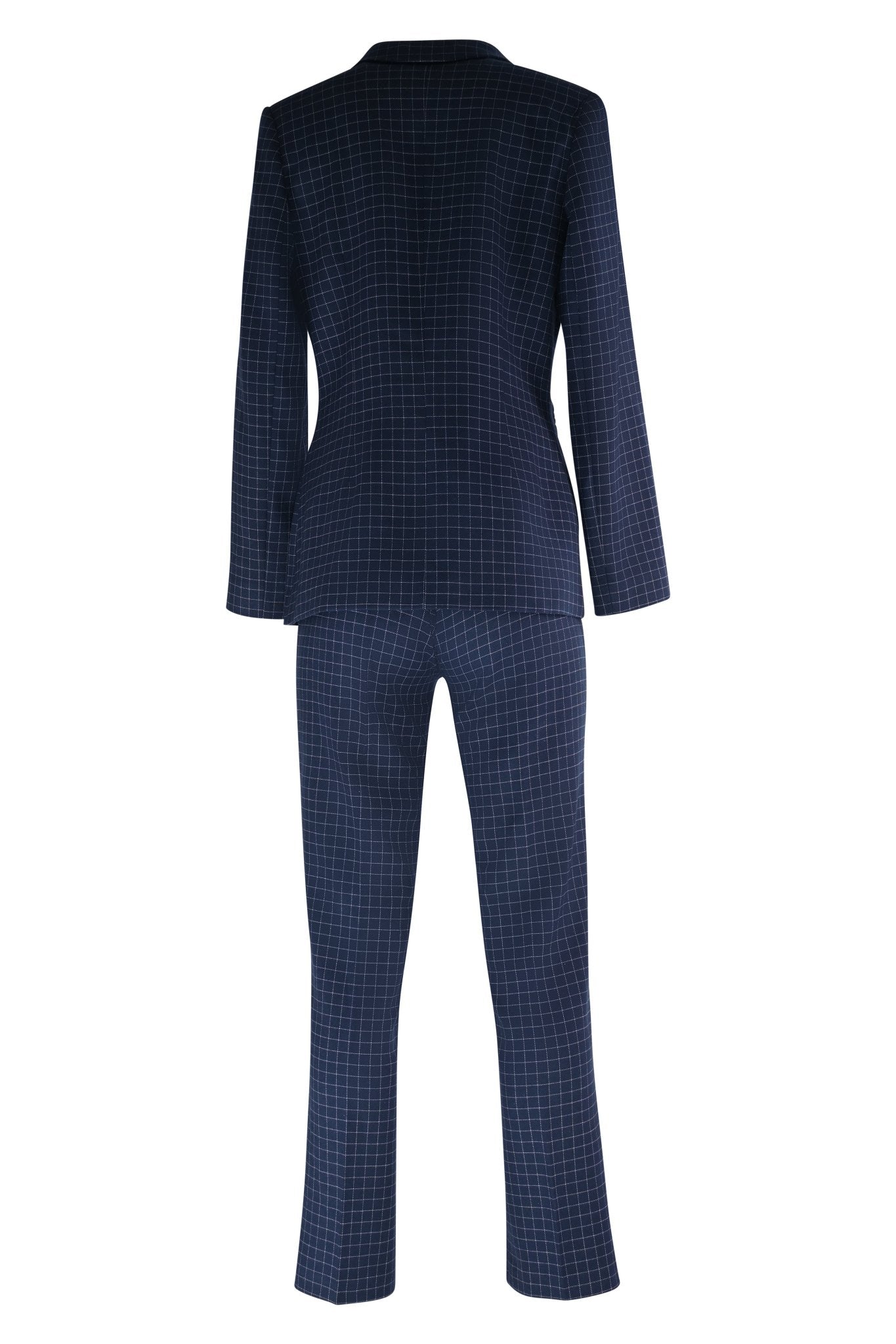 The Navy Check Blazer Set - House of Banke