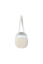 Snowbloom Quilted Velvet Duffel - House of Banke