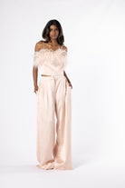 Feather Trimmed Opulent Set - House of Banke