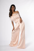 Feather Trimmed Opulent Set - House of Banke