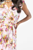 Flora Pleated Midi Dress - House of Banke