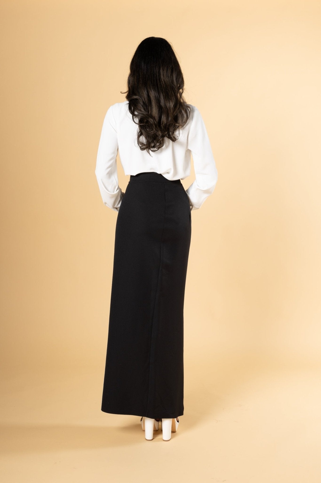 Noir Maxi Skirt - House of Banke