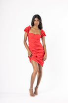 Ruche Bodycon Dress - House of Banke