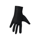 Black Sculpted Midi Dress with Matching Gloves - House of Banke